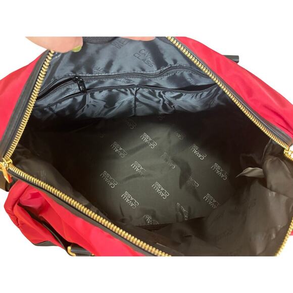 Cavalli Class by Roberto Cavalli Two Tone Travel Duffel NWT $325 - Picture 8 of 9